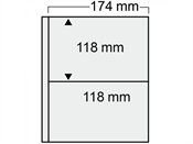 Løsblad til pengesedler til "COMPACT" Album 10 stk.